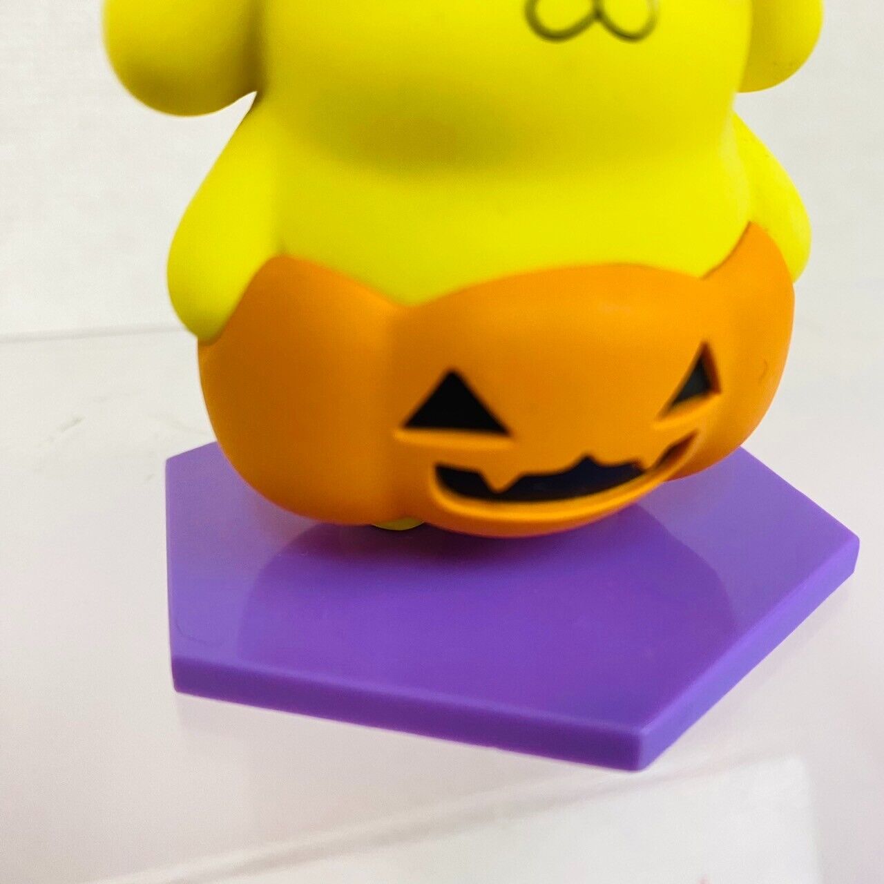 Sanrio Pompom Purin Mocchiri Mascot Figure Halloween Hat Pumpkin Happy Prize