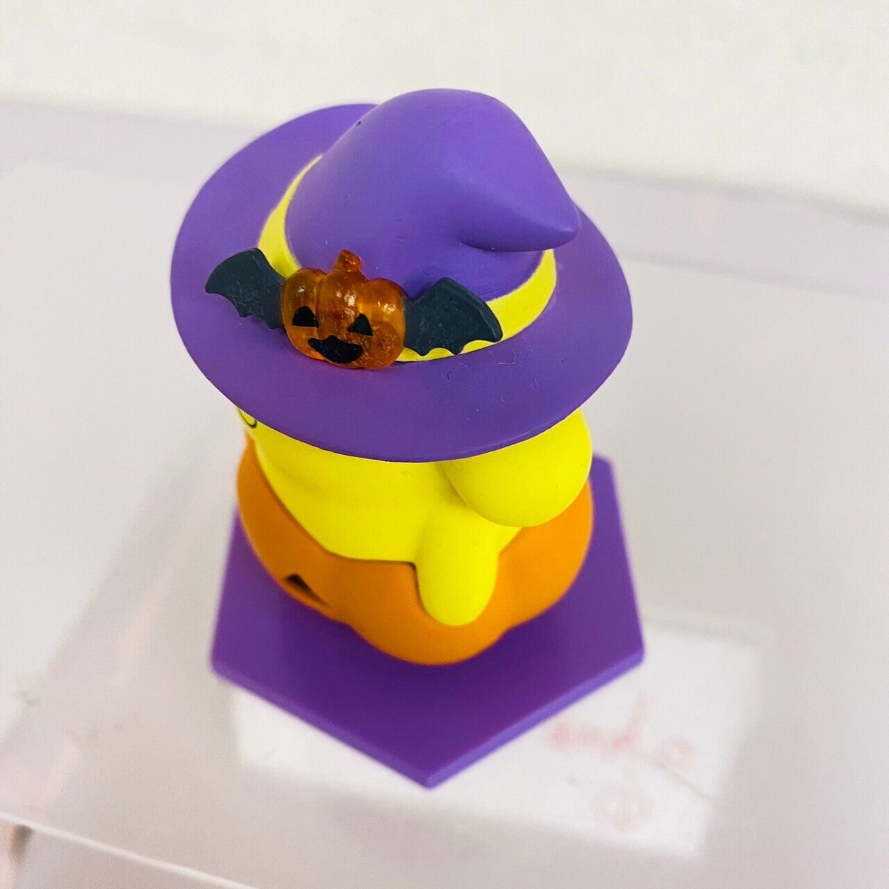 Sanrio Pompom Purin Mocchiri Mascot Figure Halloween Hat Pumpkin Happy Prize