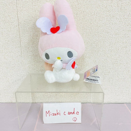 Sanrio My Melody Plush Doll Soft Toy Stuffed Pink Rabbit Sweet Angel Devil Wing