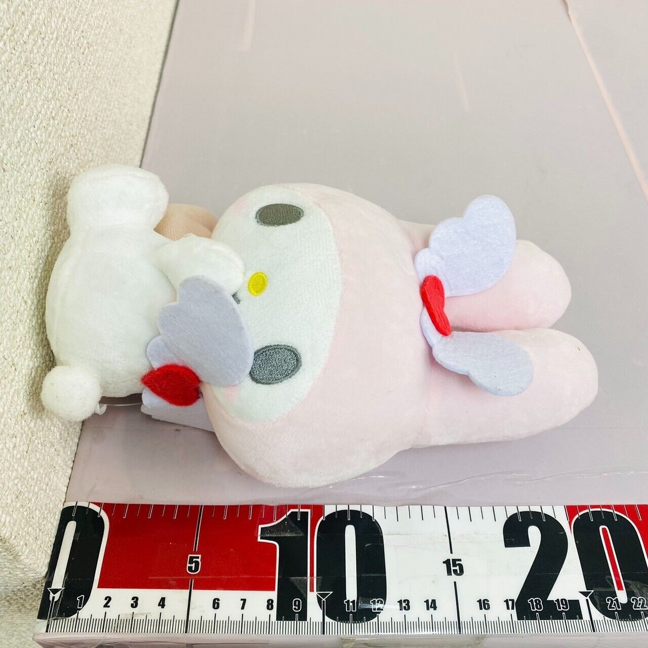 Sanrio My Melody Plush Doll Soft Toy Stuffed Pink Rabbit Sweet Angel Devil Wing