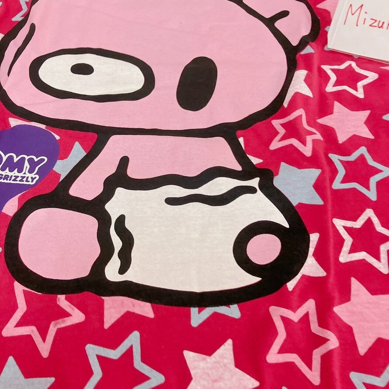 Chax GP Taito GLOOMY Long Sleeve Hoodie Pink Diapers Star Character Kawaii Rare