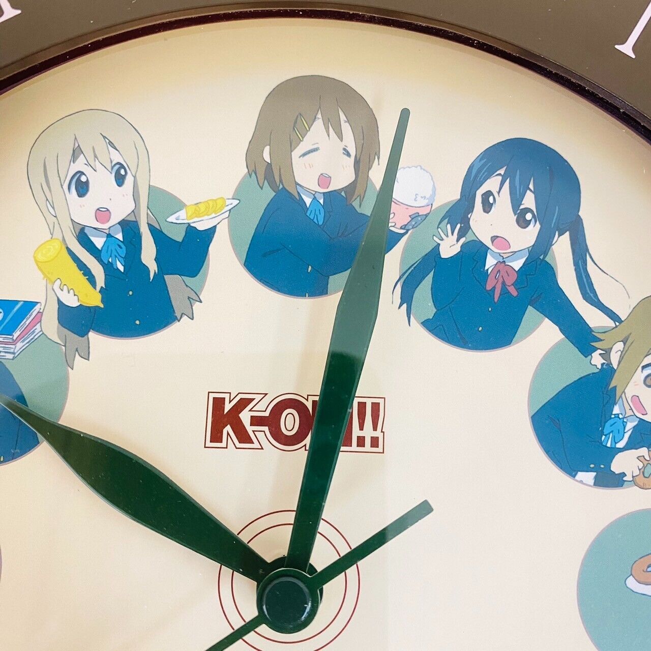 K-ON! Keion Wall Clock Brown Girls Kyoto Animation Kawaii Anime Japan Manga Rare