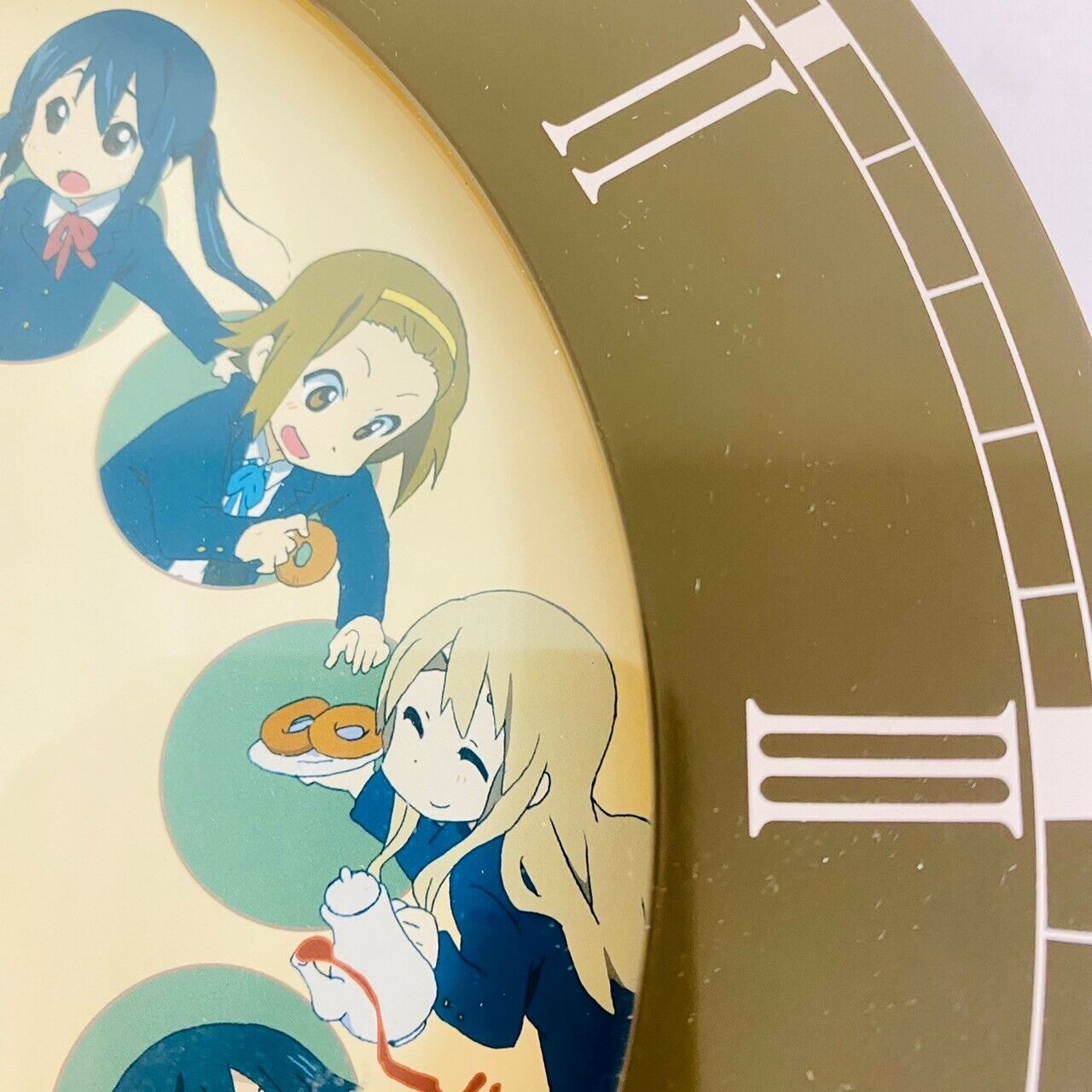 K-ON! Keion Wall Clock Brown Girls Kyoto Animation Kawaii Anime Japan Manga Rare