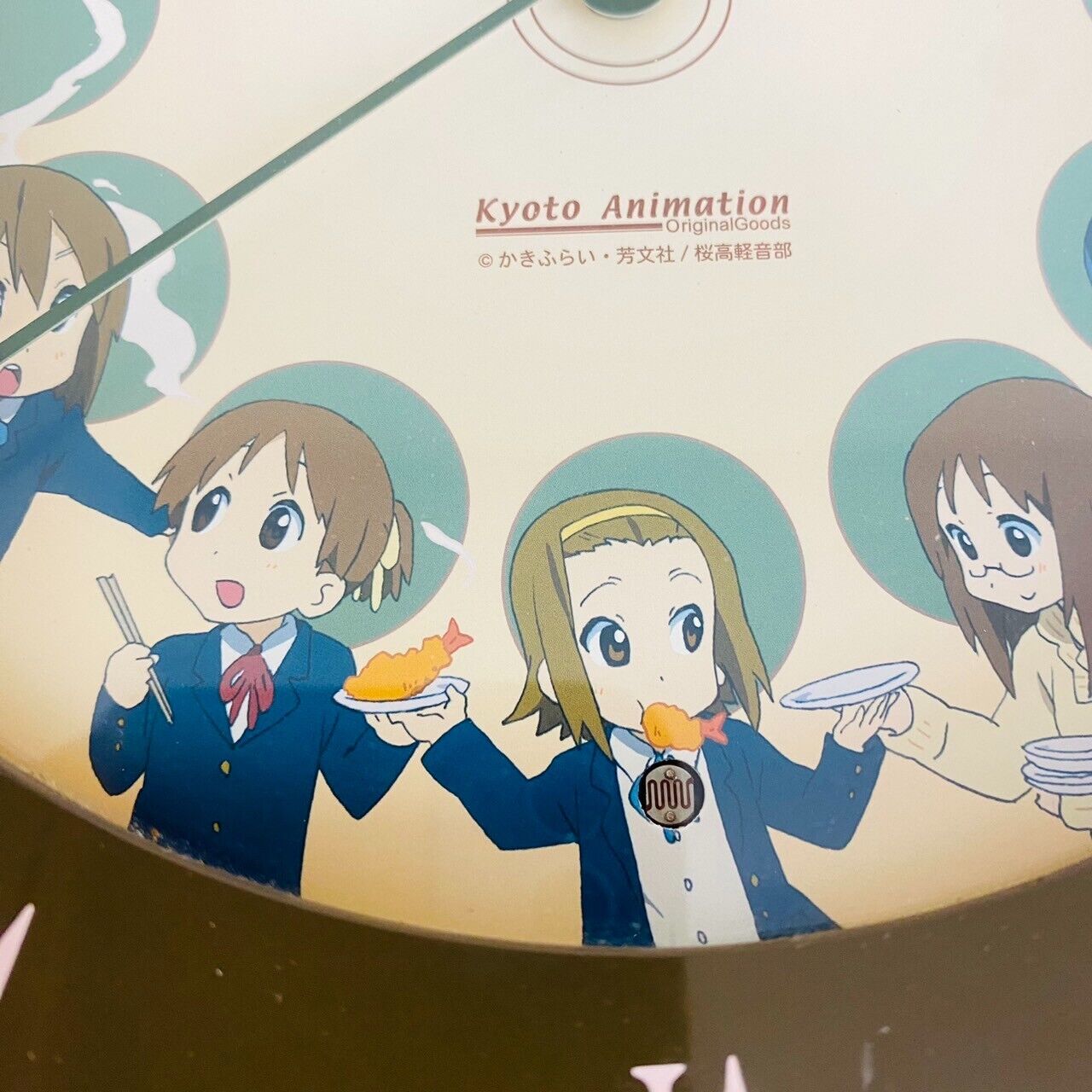 K-ON! Keion Wall Clock Brown Girls Kyoto Animation Kawaii Anime Japan Manga Rare