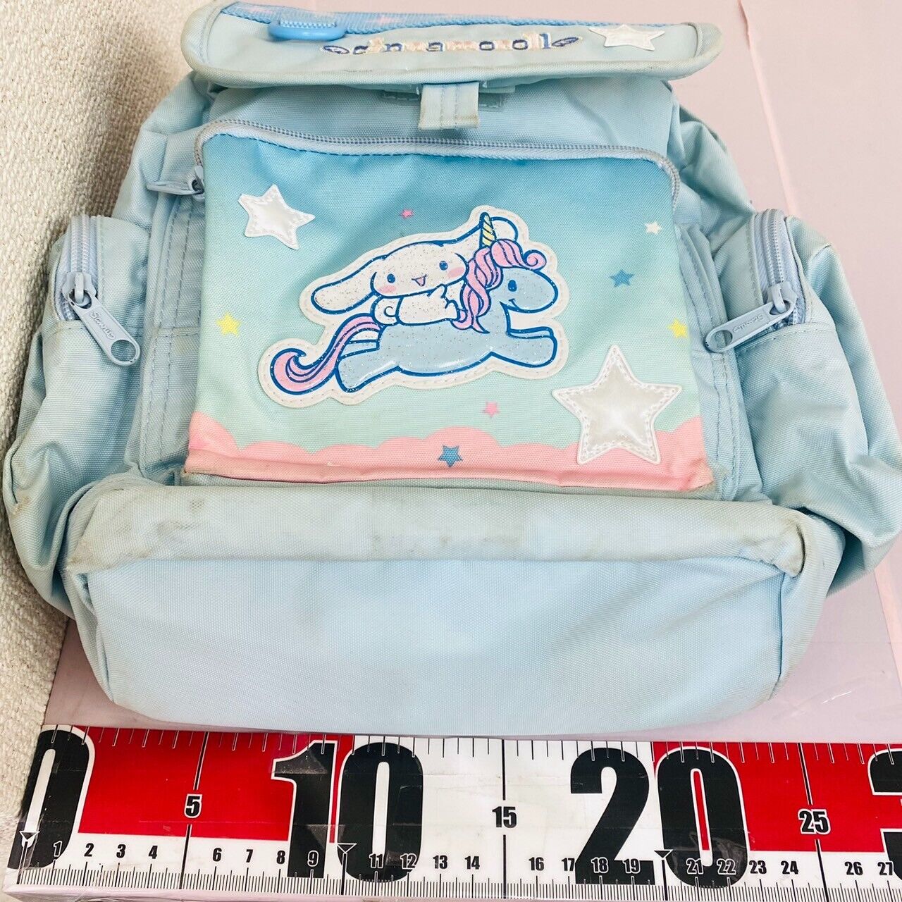 Sanrio Cinnamoroll Backpack Rucksack School Bag Light Blue Star Unicorn Puppy