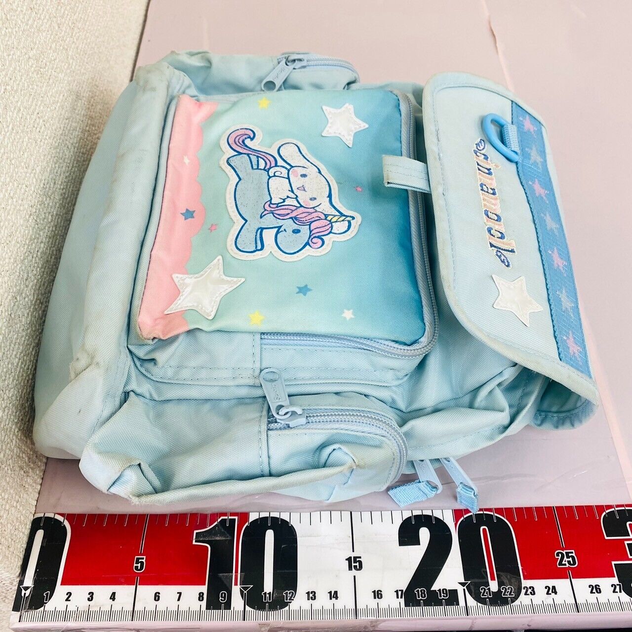 Sanrio Cinnamoroll Backpack Rucksack School Bag Light Blue Star Unicorn Puppy