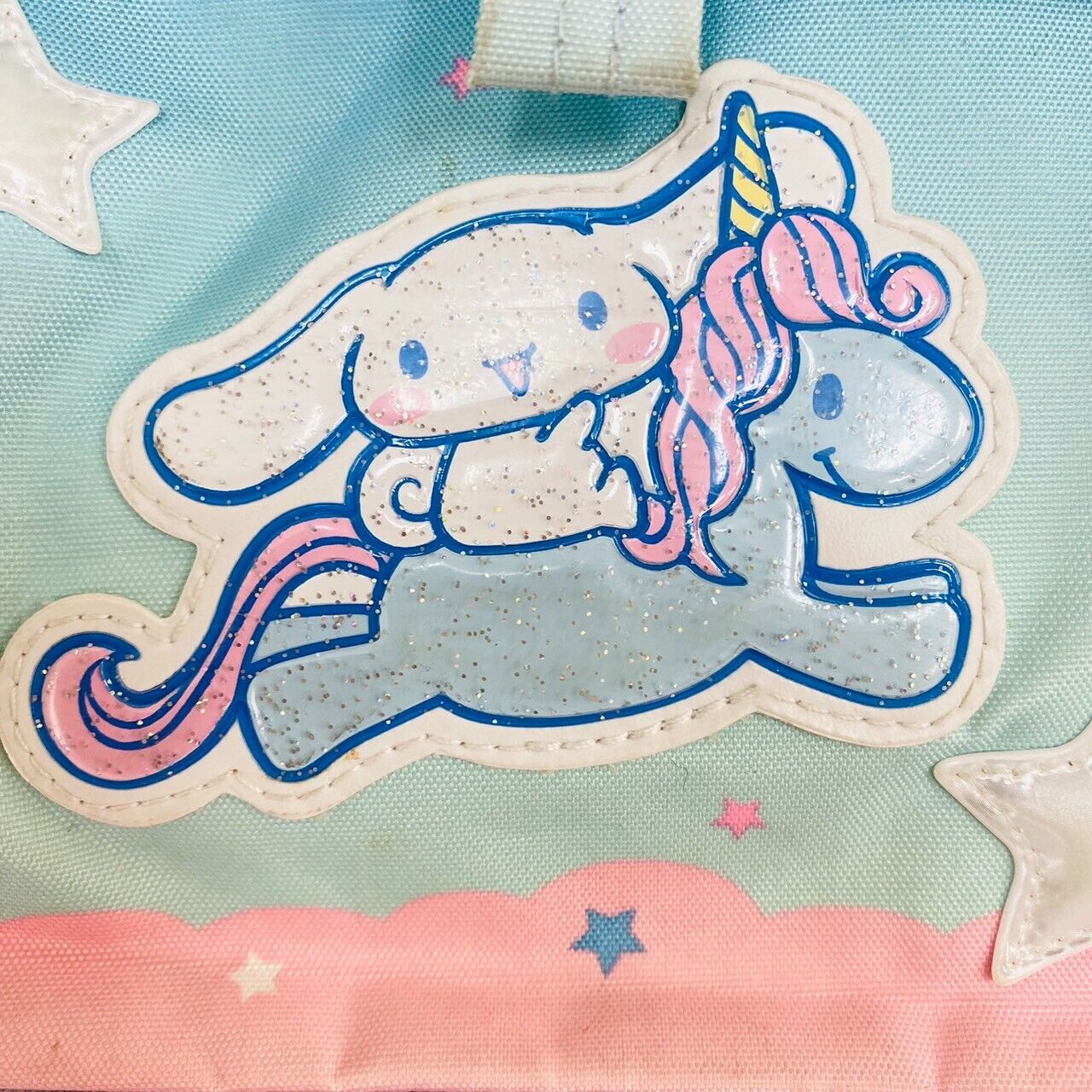 Sanrio Cinnamoroll Backpack Rucksack School Bag Light Blue Star Unicorn Puppy