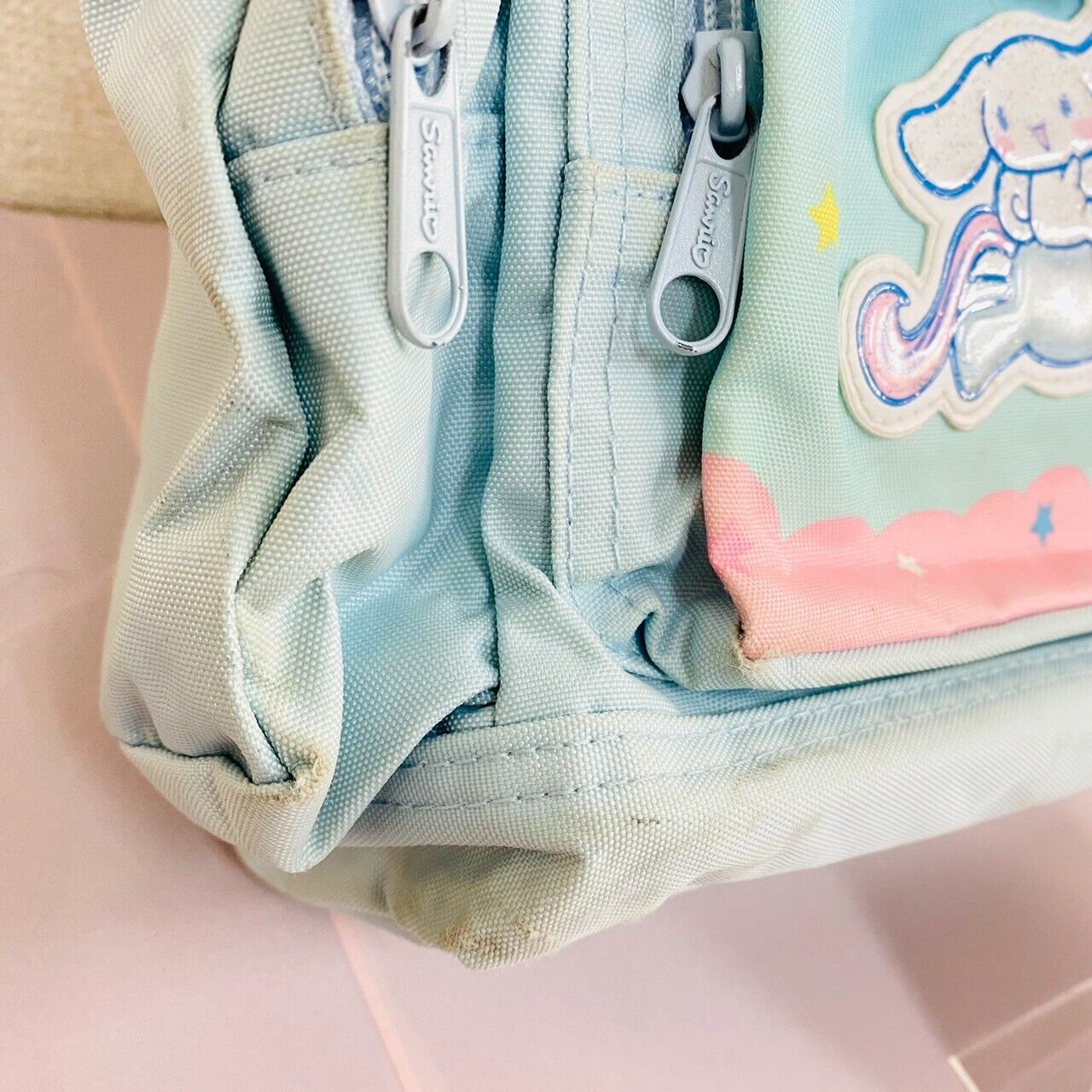 Sanrio Cinnamoroll Backpack Rucksack School Bag Light Blue Star Unicorn Puppy