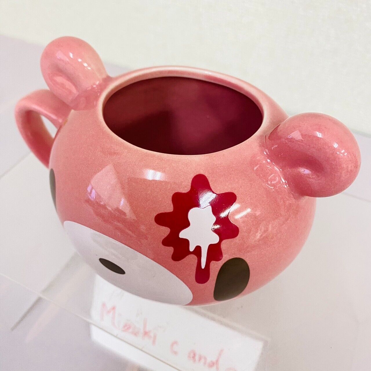 TAiTo Gloomy Bloody Bear Mug Cup Pink Face Chax GP CGP Kawaii Character Rare