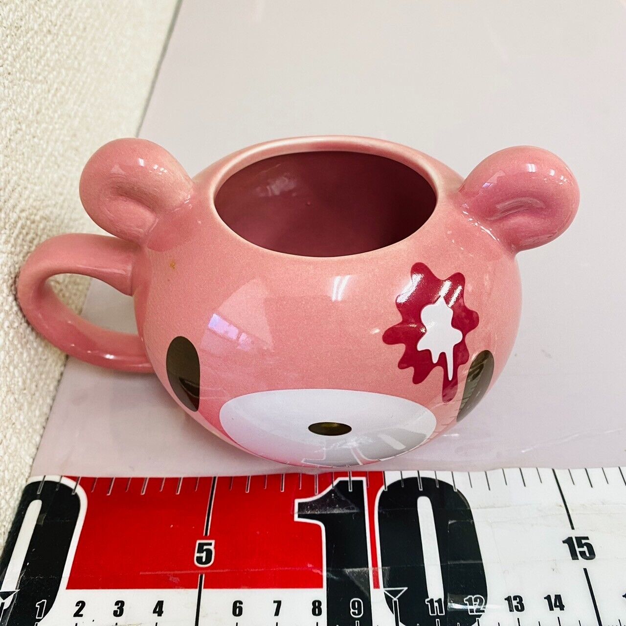 TAiTo Gloomy Bloody Bear Mug Cup Pink Face Chax GP CGP Kawaii Character Rare