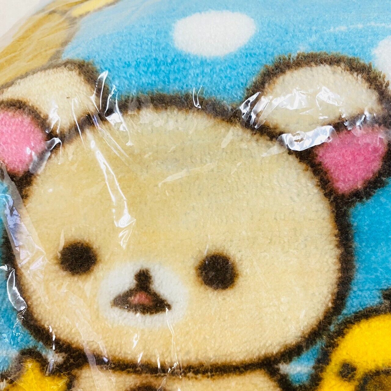 San-X Rilakkuma Korilakkuma Kiiroitori Mat Rug Blue Star Universe Space Fluffy