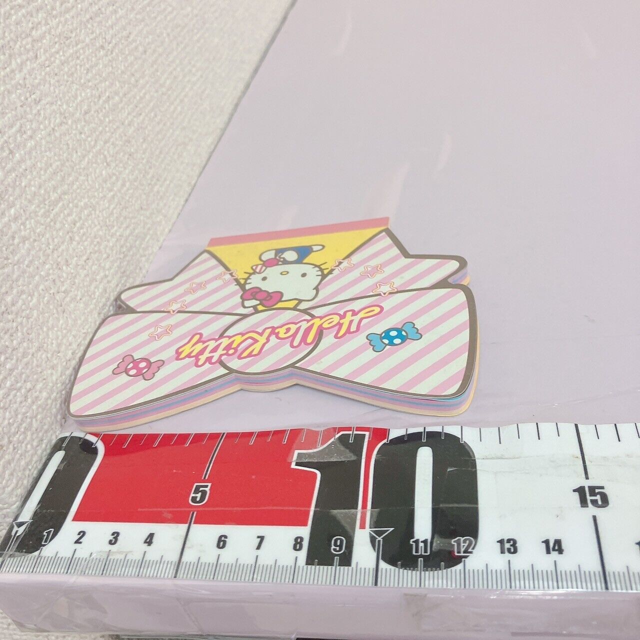 Sanrio Hello Kitty Memo Pad Notepad Ribbon Candy Star Stationery Kawaii Rare