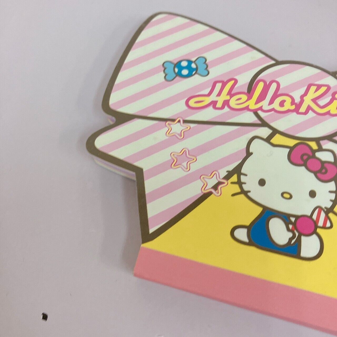 Sanrio Hello Kitty Memo Pad Notepad Ribbon Candy Star Stationery Kawaii Rare