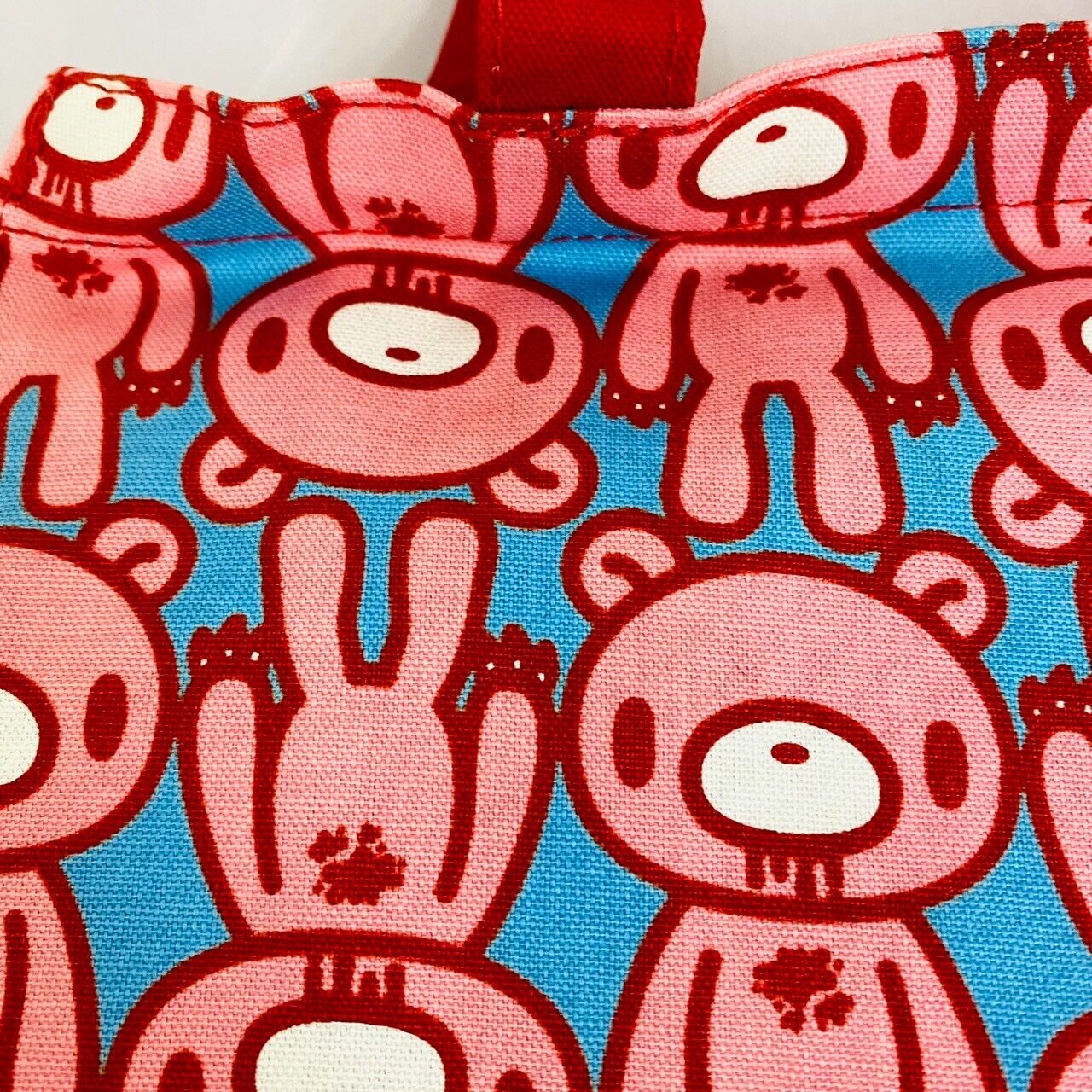 Taito Gloomy Bear Bloody Tote Bag Handbag Lesson Pink Red Blue Character Kawaii