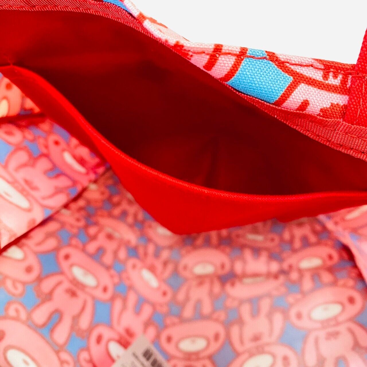 Taito Gloomy Bear Bloody Tote Bag Handbag Lesson Pink Red Blue Character Kawaii