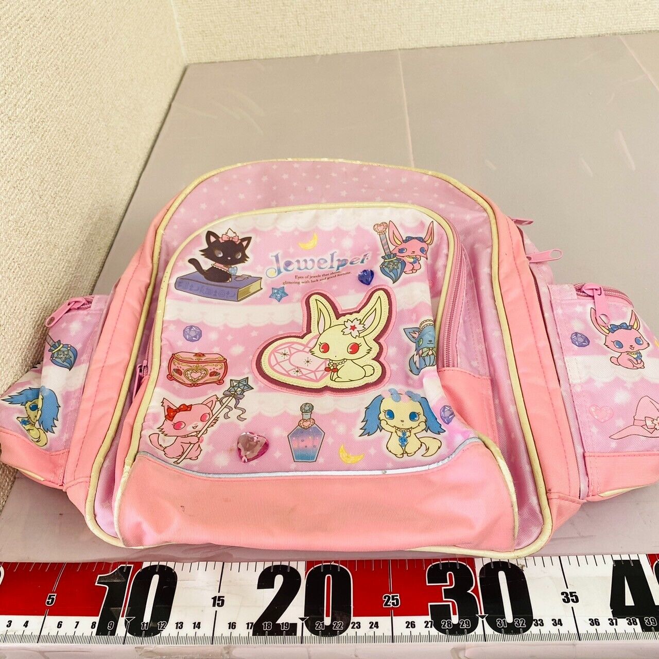 Sanrio Jewel Pet Backpack Rucksack School Bag Pink Rabbit Animals Cat Glitter