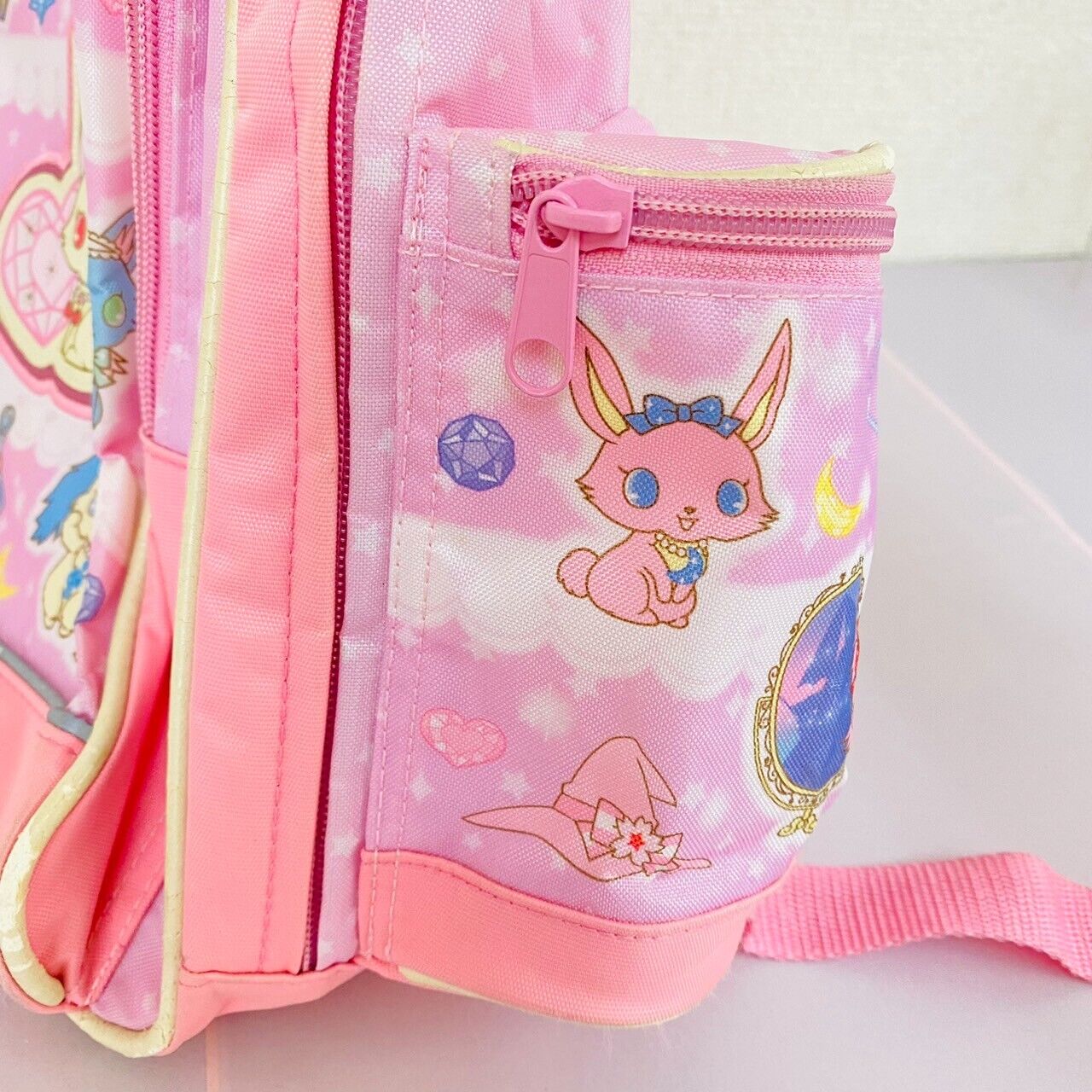 Sanrio Jewel Pet Backpack Rucksack School Bag Pink Rabbit Animals Cat Glitter