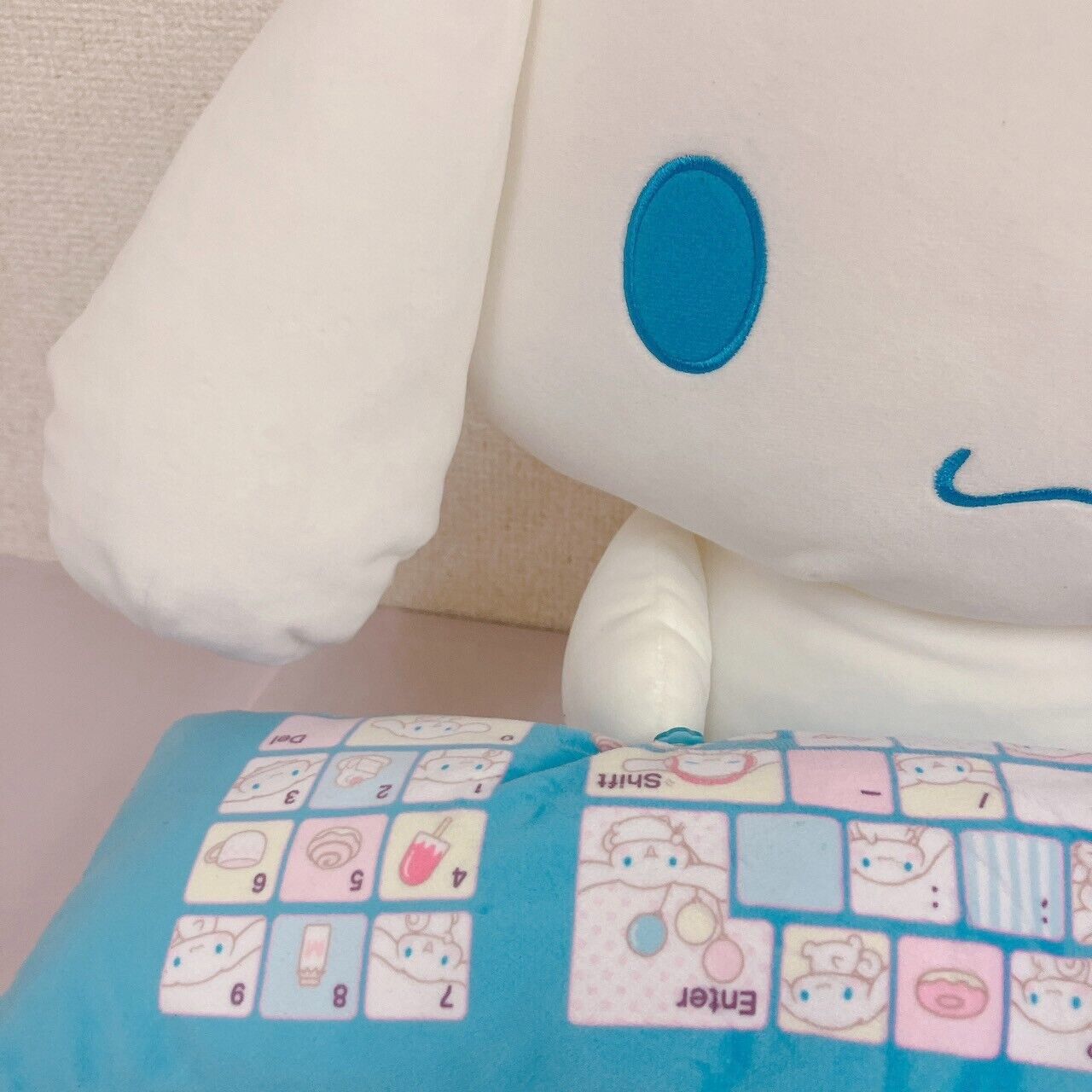 Sanrio Cinnamoroll Cinamon PC Cushion White Blue Premium Bandai Limited Kawaii