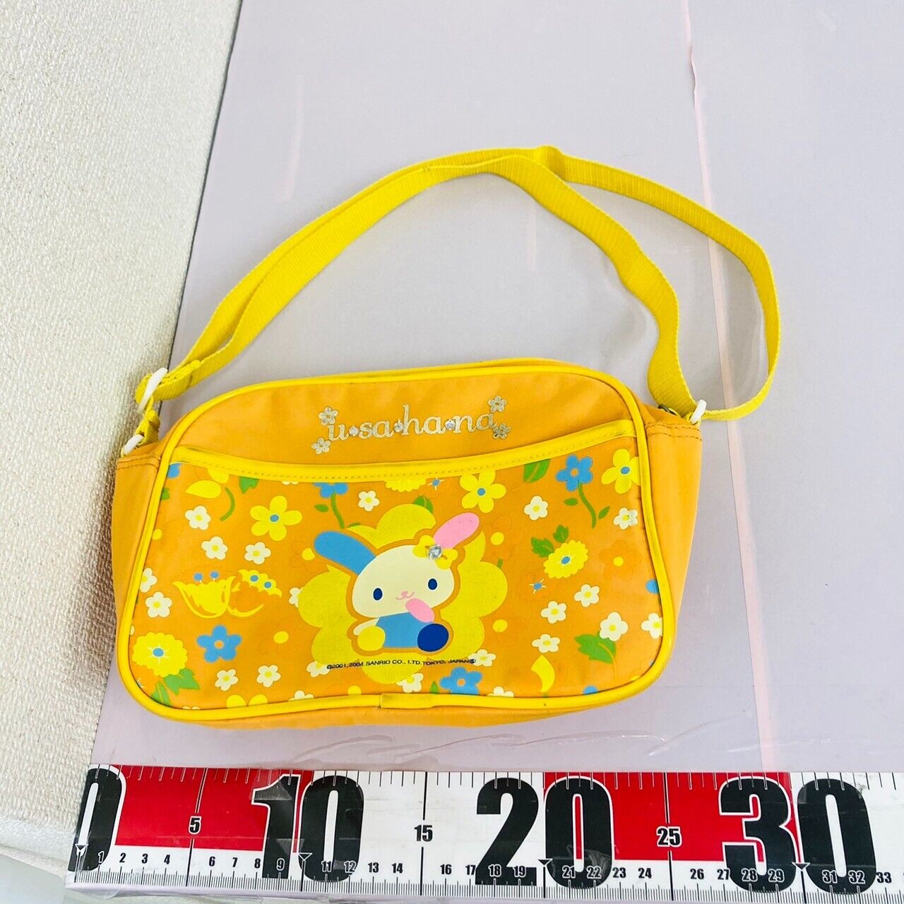 Sanrio Usahana Shoulder Bag School Yellow Flowers Rabbit Kawaii Character Rare