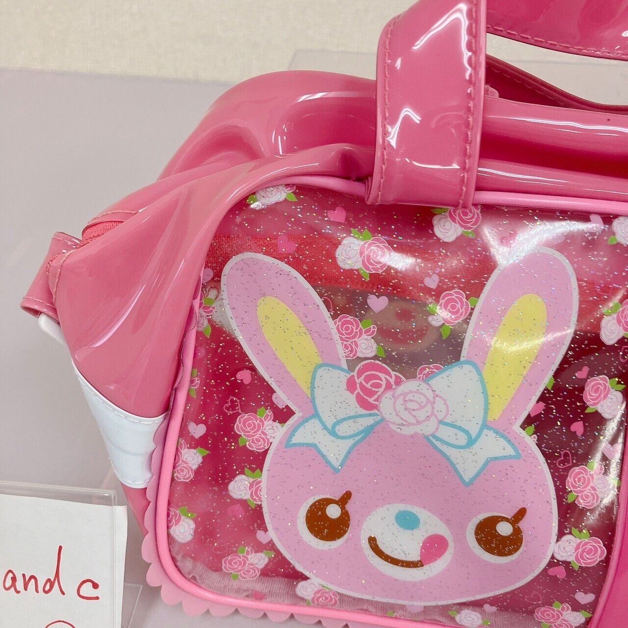 Mezzo Piano Pool Boston Bag Swimming Pink Mimi Popo Rose Rabbit Bear Heart Rare