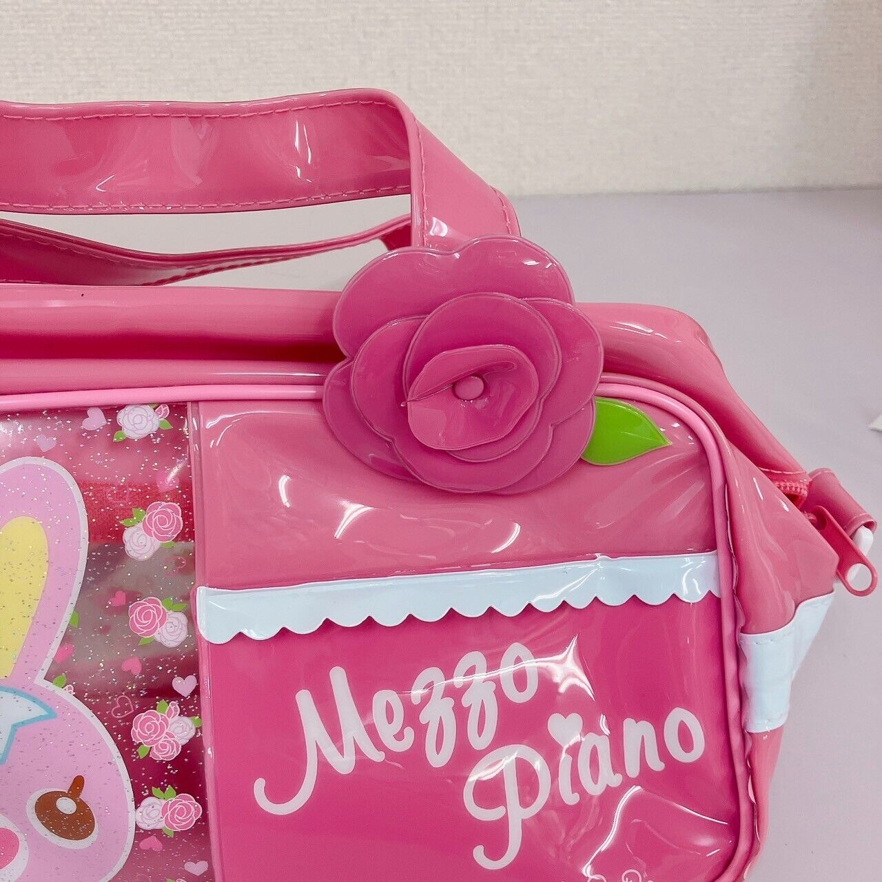 Mezzo Piano Pool Boston Bag Swimming Pink Mimi Popo Rose Rabbit Bear Heart Rare