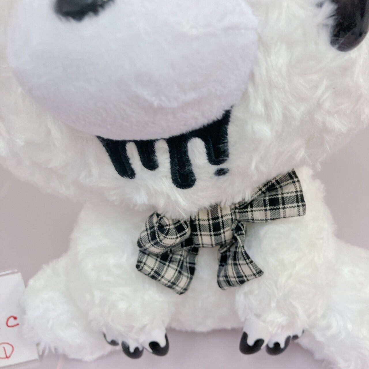 TAiTo Gloomy Bear White Bloody Plush Doll Soft Stuffed Toy Ribbon Plaid CGP 542