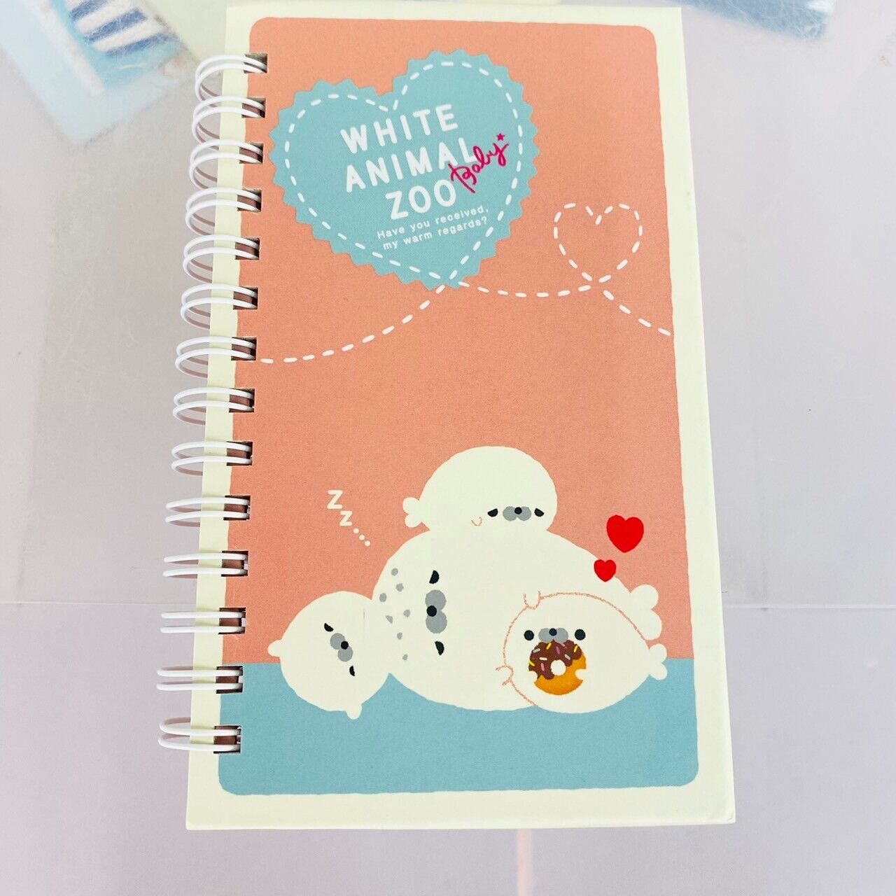 San-X Mamegoma  Seal Penguin Stationery Set Notebook Pen Memo Label Eraser Rare