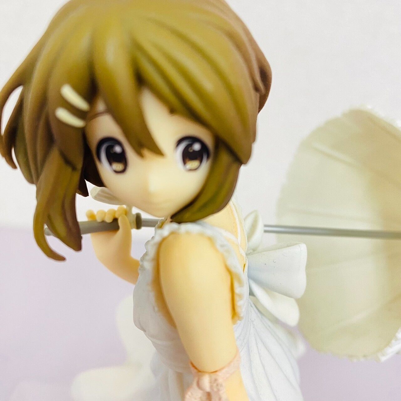 BANPRESTO K-On! Yui Hirasawa Figure Umbrella Parasol White Girl Anime SQ Japan