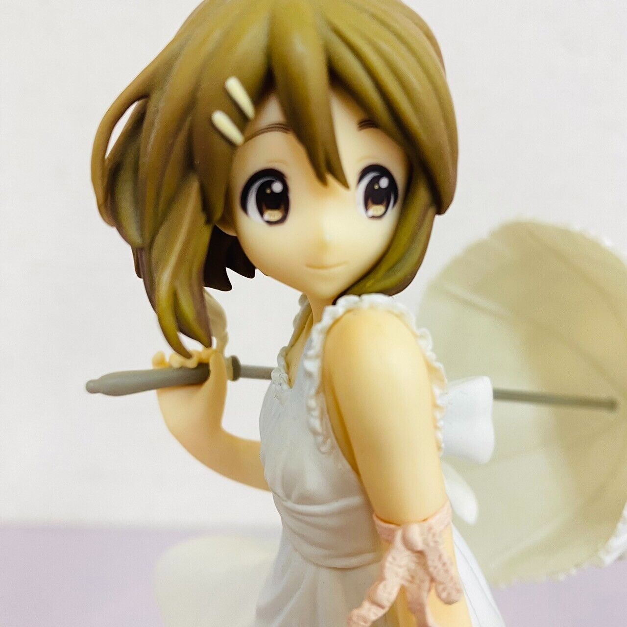 BANPRESTO K-On! Yui Hirasawa Figure Umbrella Parasol White Girl Anime SQ Japan