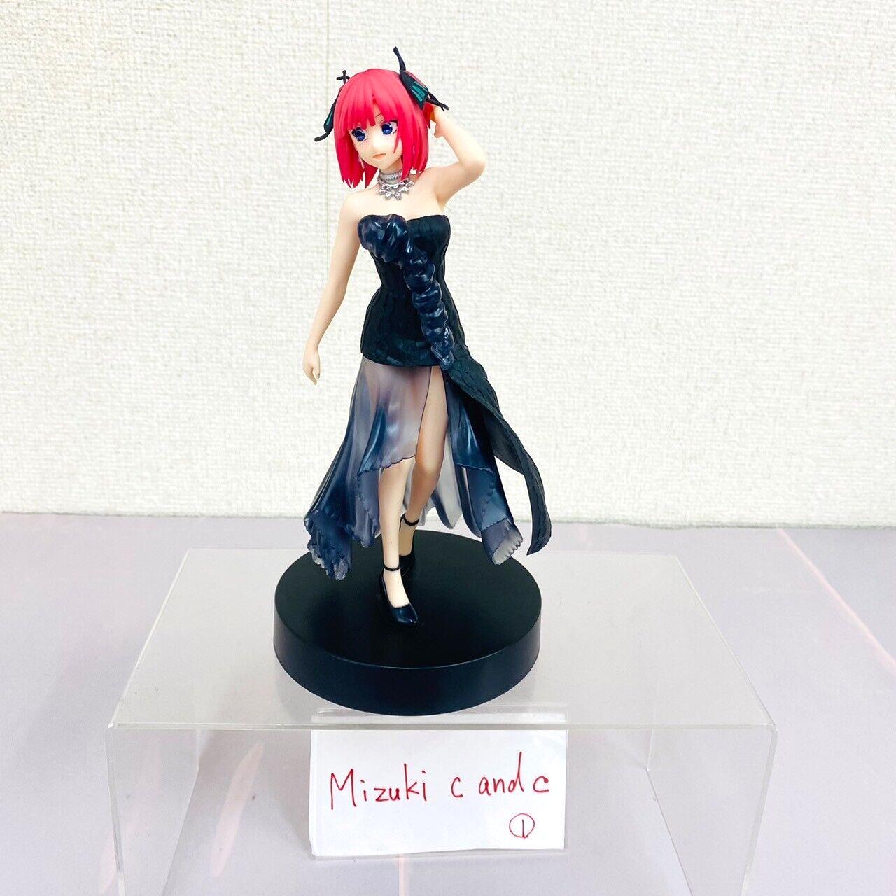 The Quintessential Quintuplets Kyunties Nino Nakano Figure Black Dress Kawaii