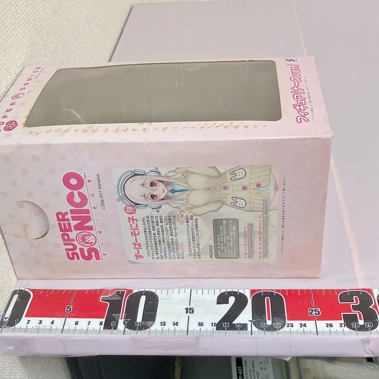 Super Sonico Figure White & Pink Nurse Ver Special Series Nitro+ Plus Kawaii