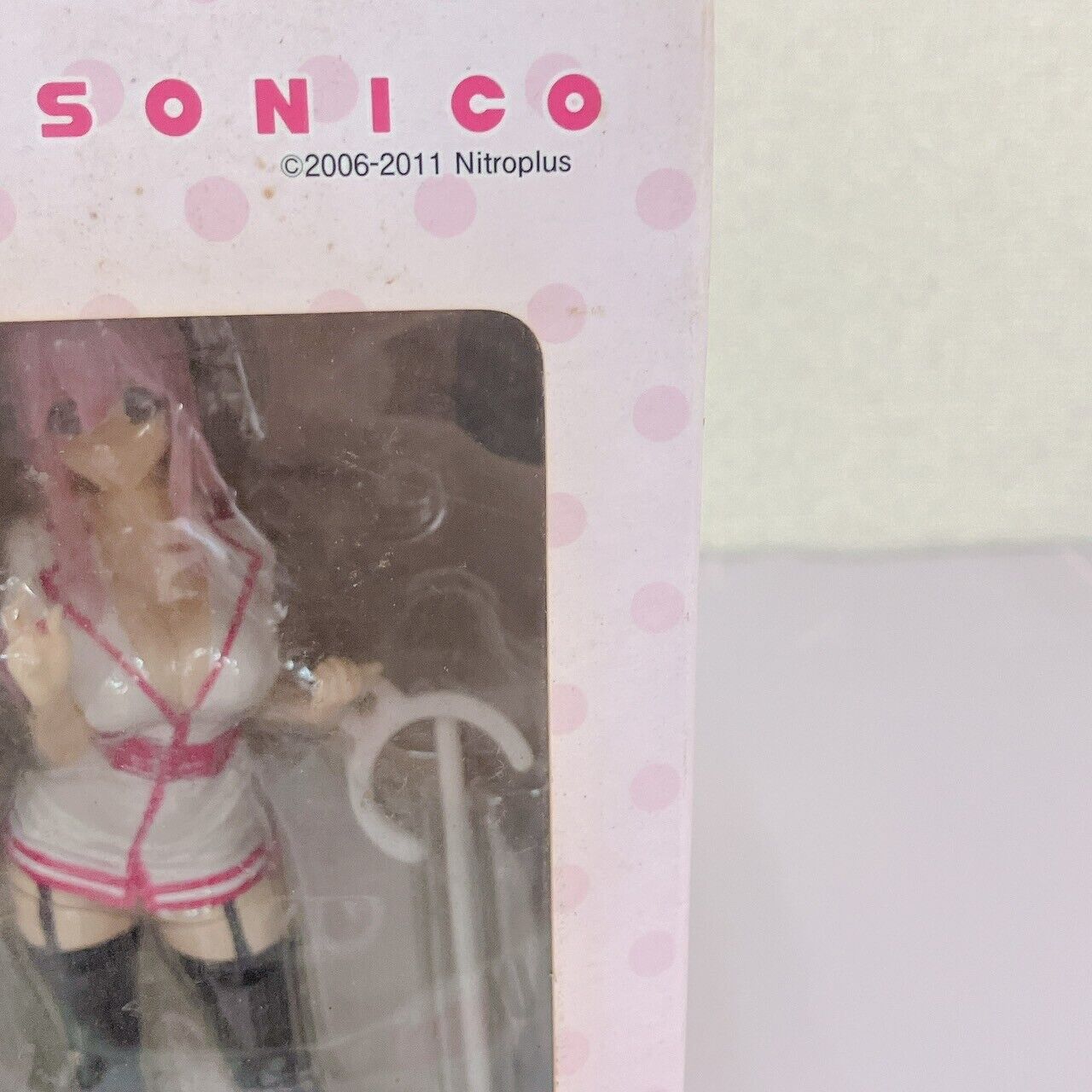 Super Sonico Figure White & Pink Nurse Ver Special Series Nitro+ Plus Kawaii