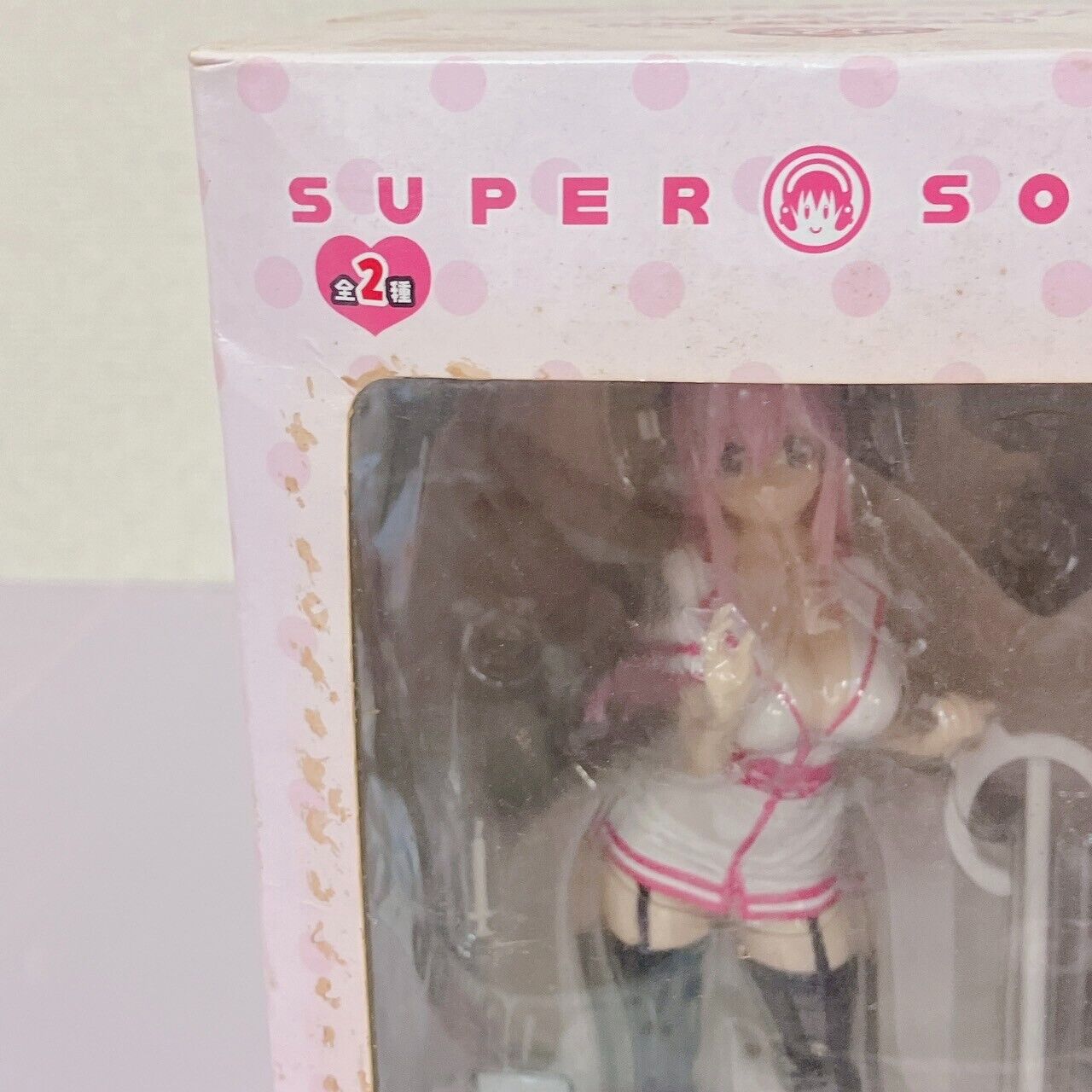 Super Sonico Figure White & Pink Nurse Ver Special Series Nitro+ Plus Kawaii