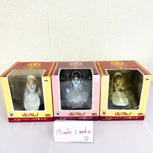 K-ON! Keion Yui Hirasawa Mio Akiyama Ritsu Tainaka Figure Set 3 Maid Costume