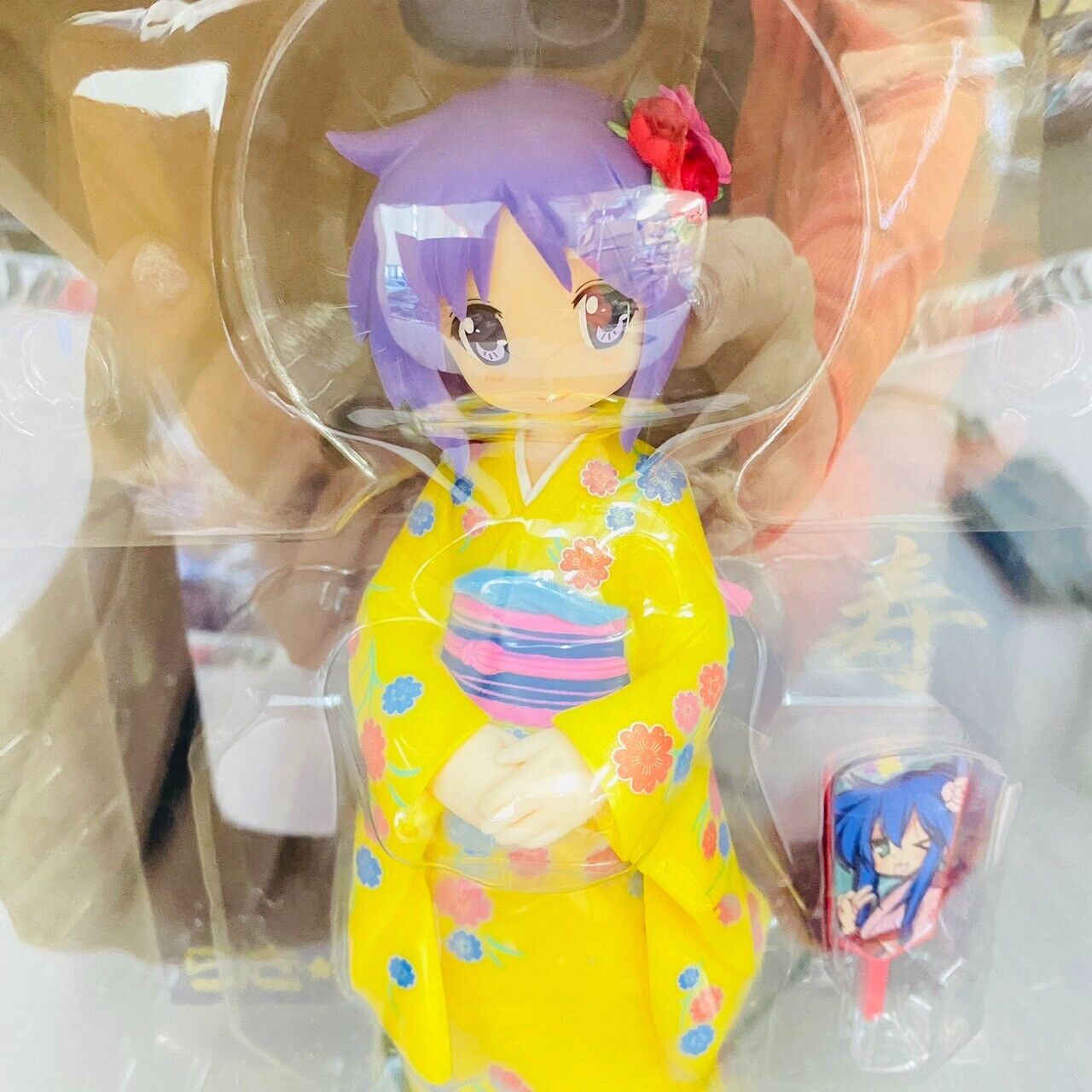 Lucky Star High Grade Figure Tsukasa Hiiragi Kimono Ver. Sega Yellow Kawaii Rare