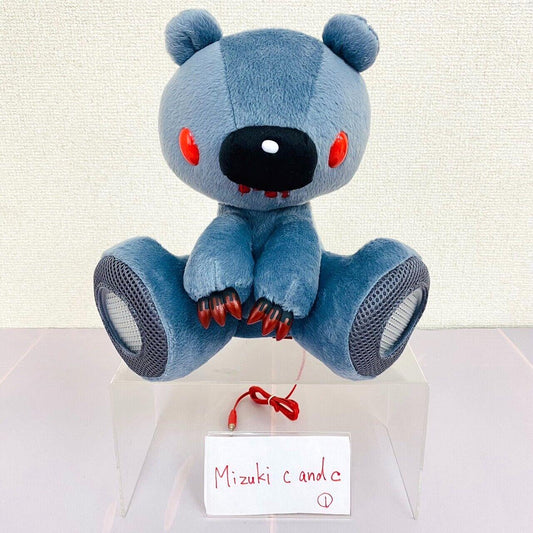 TaiTo Gloomy Bloody Bear Speaker Mascot Plush Gray Chax GP Soft Stuffed Toy Rare