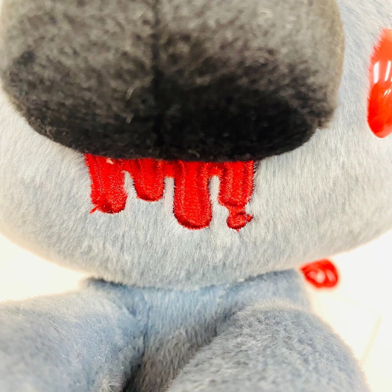 TaiTo Gloomy Bloody Bear Speaker Mascot Plush Gray Chax GP Soft Stuffed Toy Rare