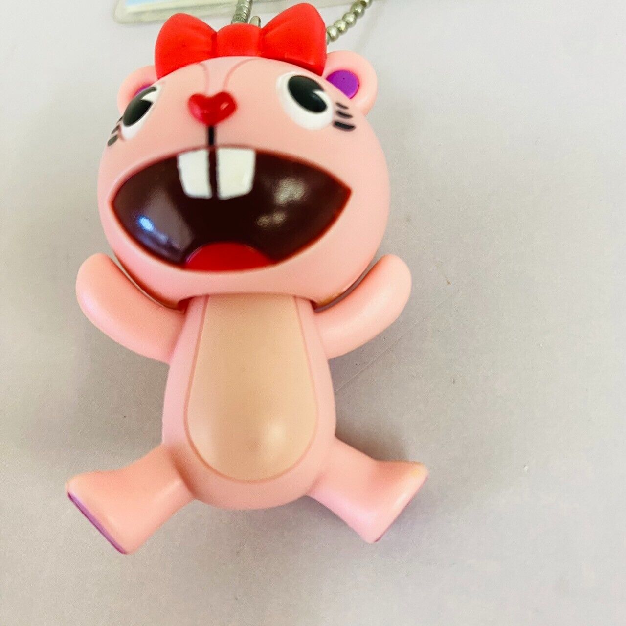 Happy Tree Friends HTF Giggles Key Chain Mascot Pink Ribbon Kawaii Character