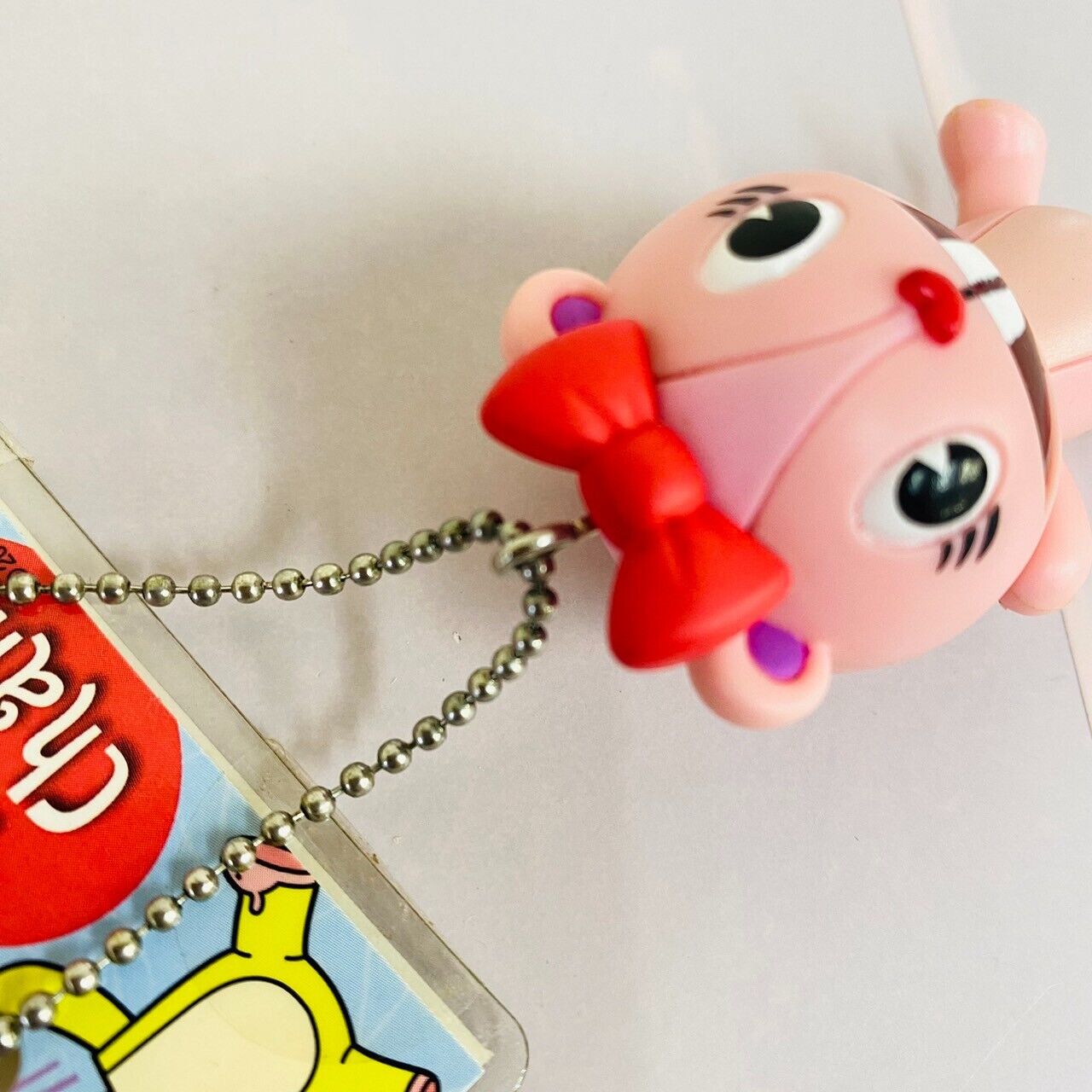 Happy Tree Friends HTF Giggles Key Chain Mascot Pink Ribbon Kawaii Character