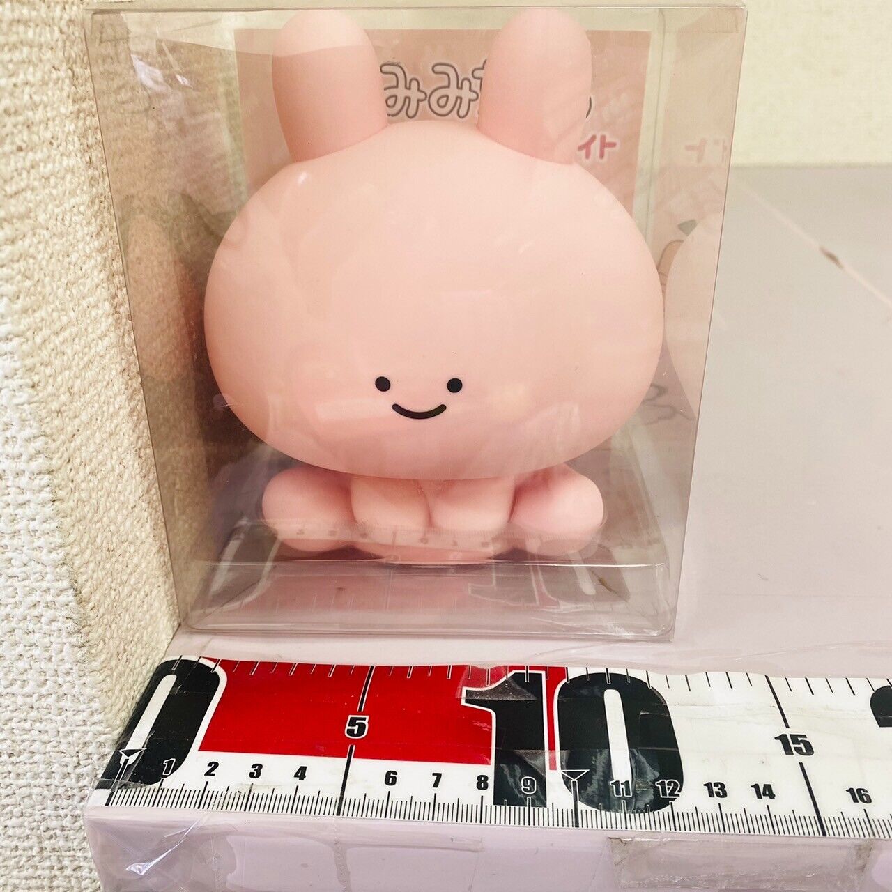 Asamimi Chan Silicone Light LED Pink Rabbit Toy Battery Character Kawaii Rare