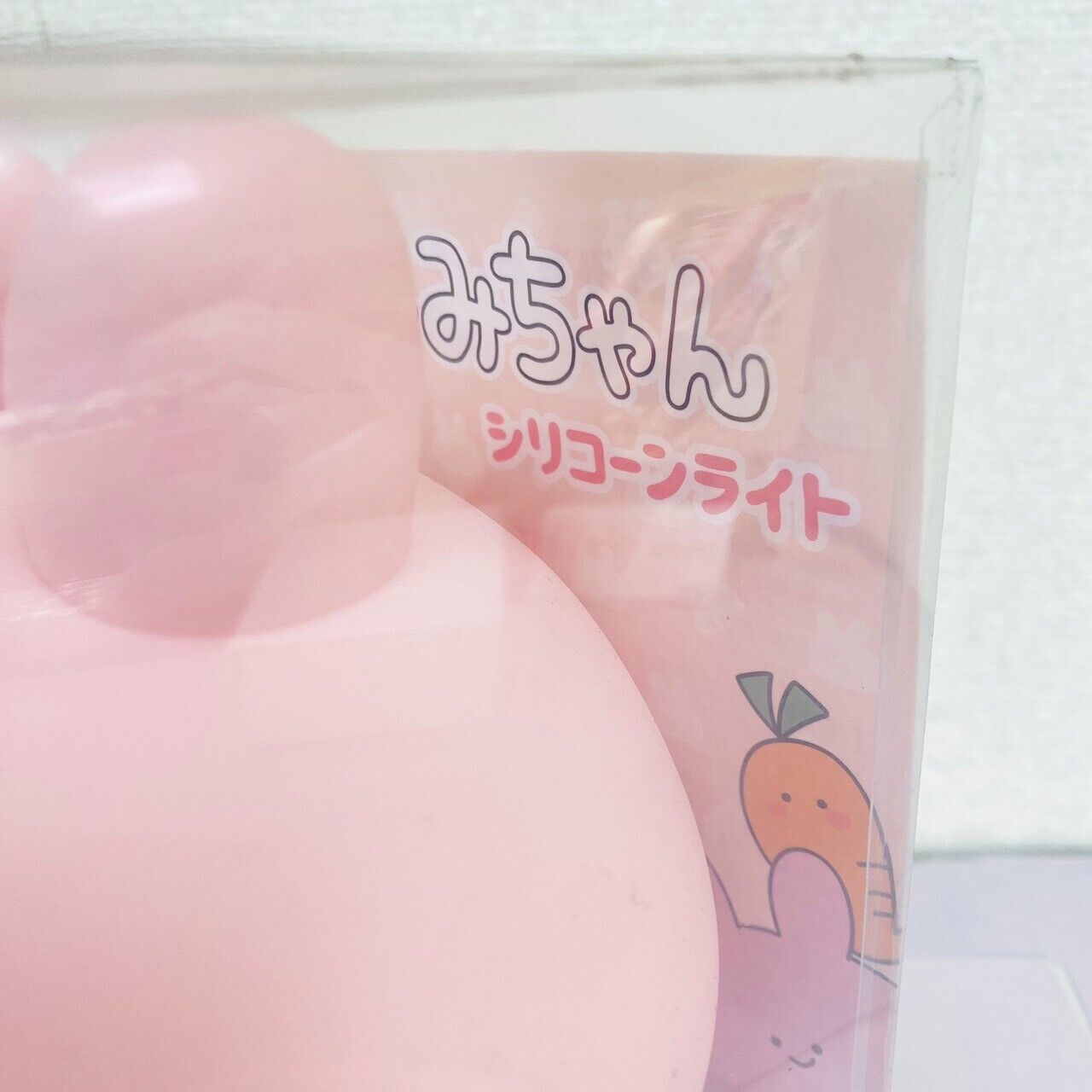 Asamimi Chan Silicone Light LED Pink Rabbit Toy Battery Character Kawaii Rare