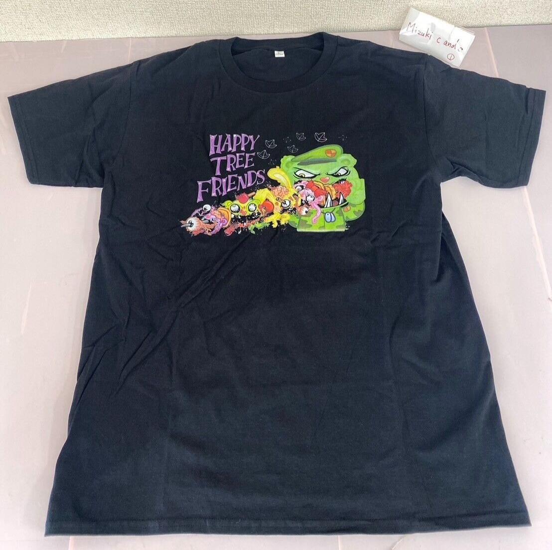 Happy Tree Friends HTF T-shirt Black L 170 Size Clothing Short Sleeve Character