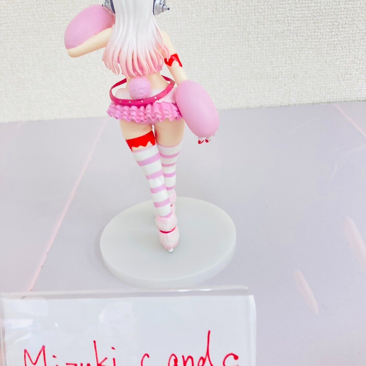 Super Sonico Figure Race Queen Gloomy Bloody Bear Collaboration Pink Costume