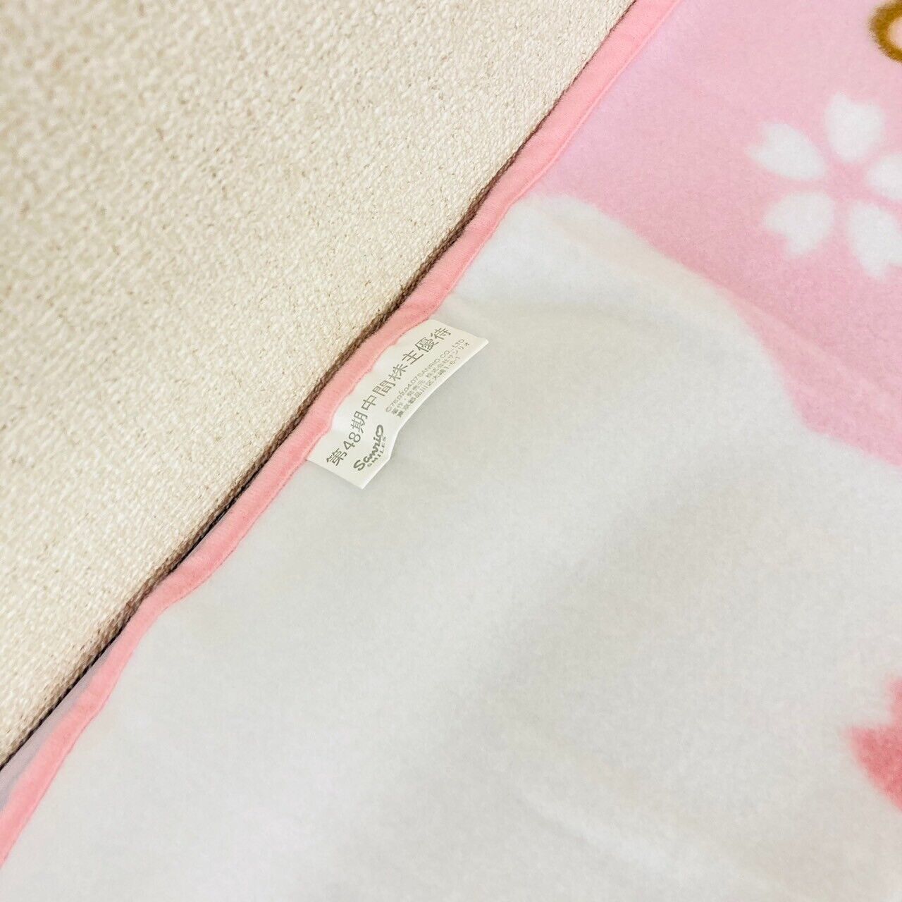 Sanrio Blanket Hello Kitty Sugar Bunnies My Melody Cinnamoroll Sakura Pink Rare