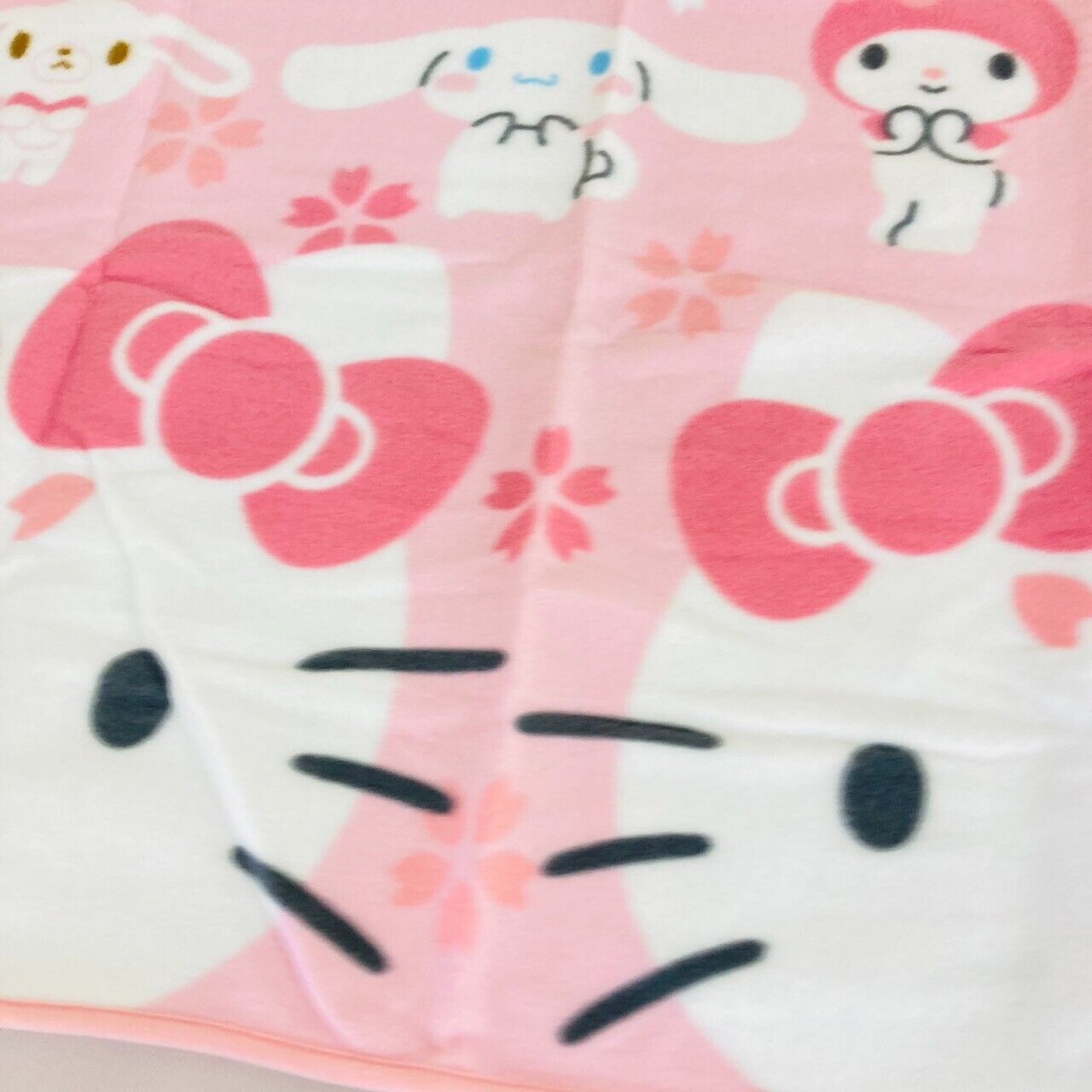 Sanrio Blanket Hello Kitty Sugar Bunnies My Melody Cinnamoroll Sakura Pink Rare