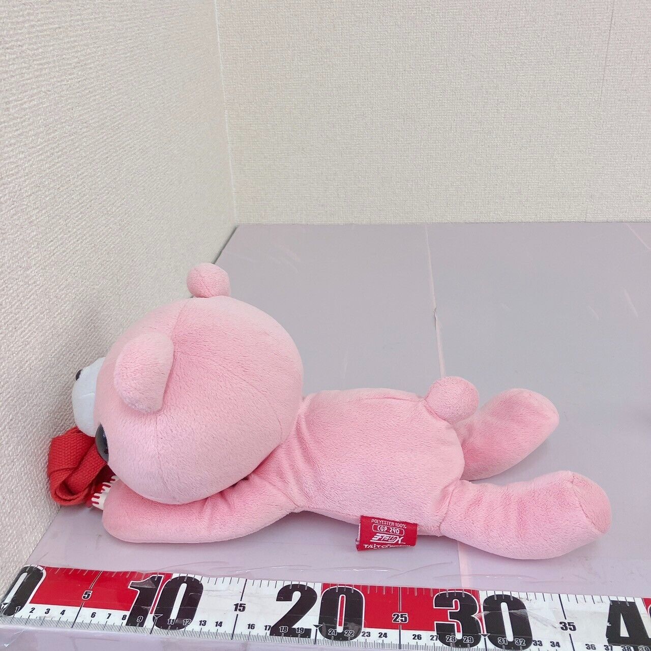 TAiTo Gloomy Bloody Bear Pouch Pink Plush Soft Toy Chax GP No Tag Fluffy Kawaii