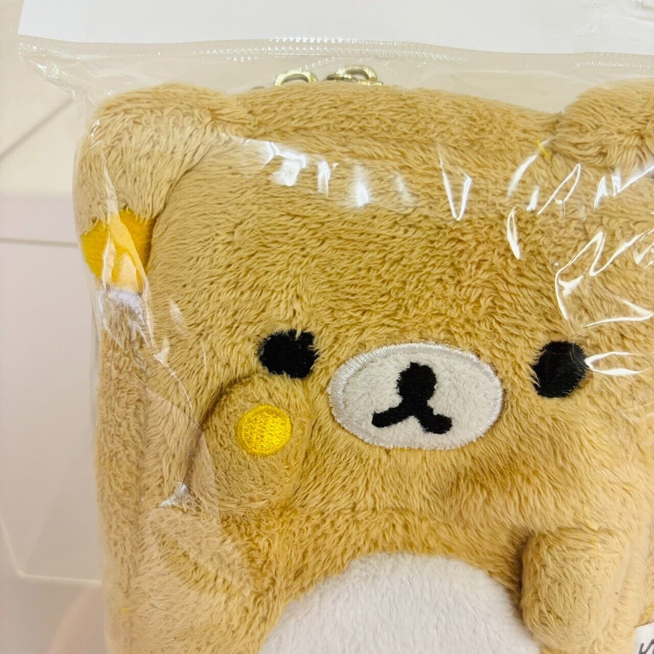 San-x Rilakkuma Nintendo 3DS Pouch Multi Case Plush Brown Bear Fluffy Soft Toy