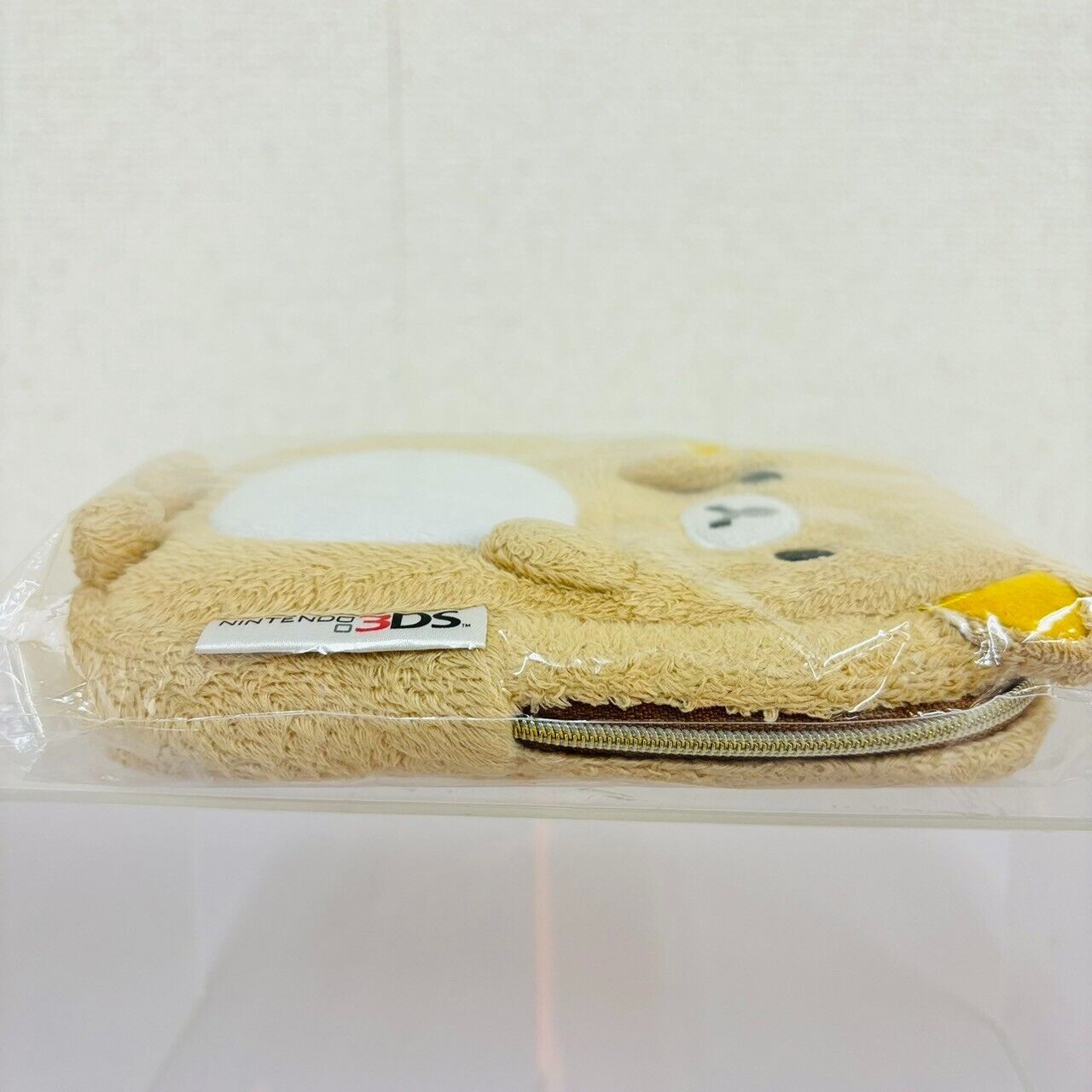 San-x Rilakkuma Nintendo 3DS Pouch Multi Case Plush Brown Bear Fluffy Soft Toy