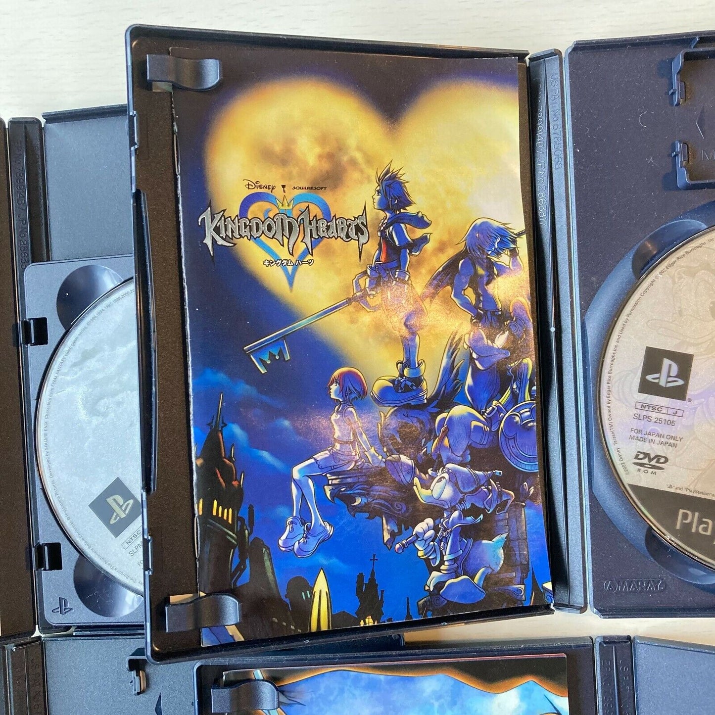 PlayStation 2 KINGDOM HEARTS 1 2 Final Mix 1 & 2 4Games Set Japan PS PS2 USED