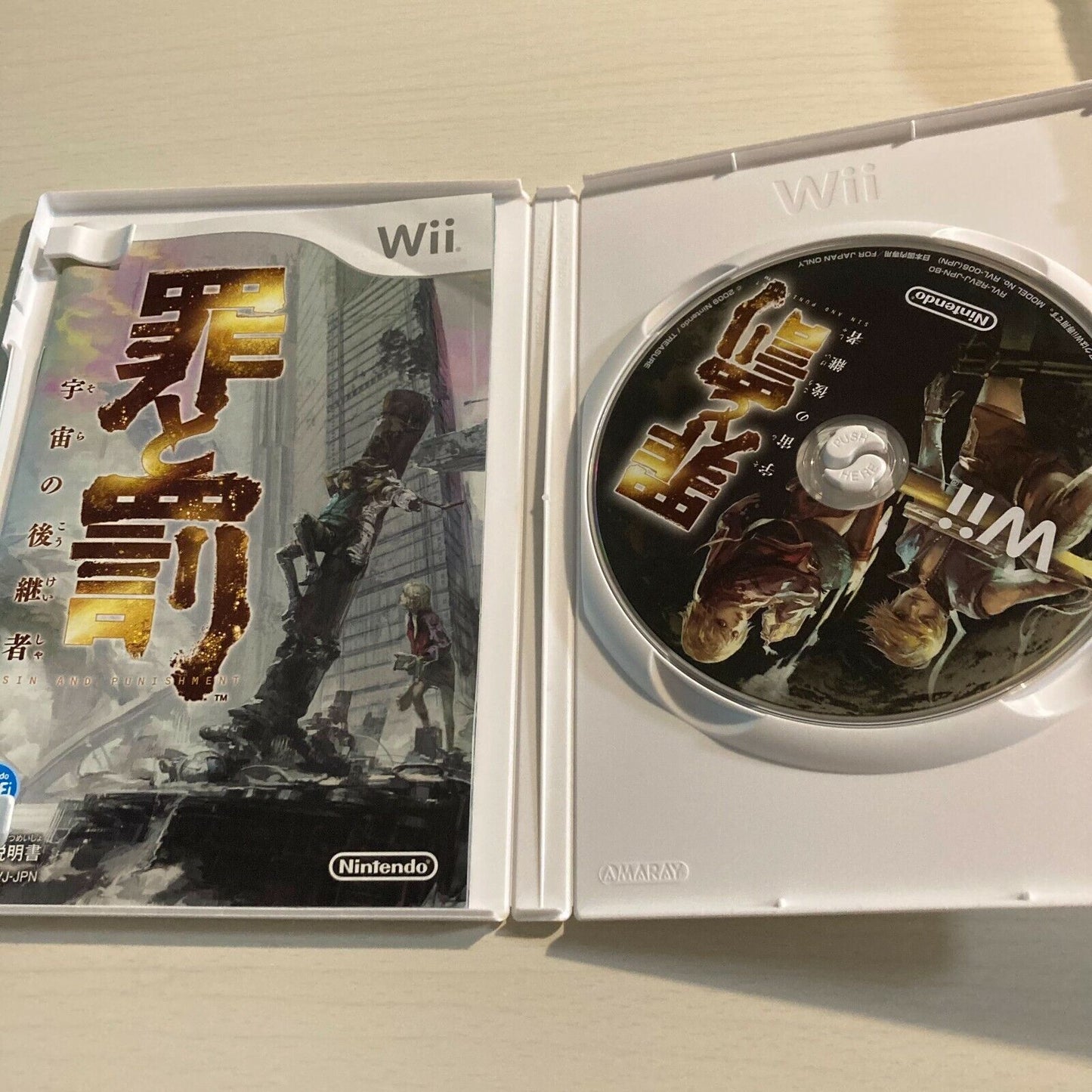 Sin and Punishment 2 Successor of the Universe WII Nintendo Wii Japan JP